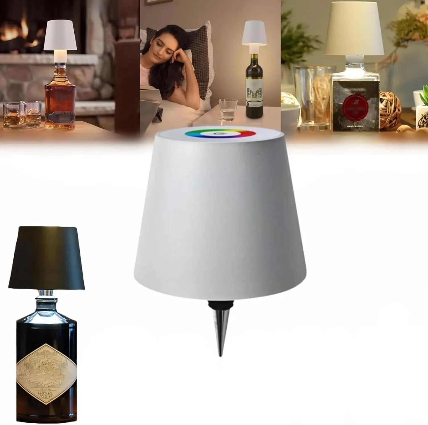 Wireless LED Wine Bottle Lamp